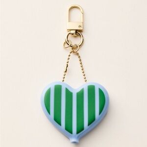 Kate Spade X Target Heart-Shaped Keychain with Gold Clip